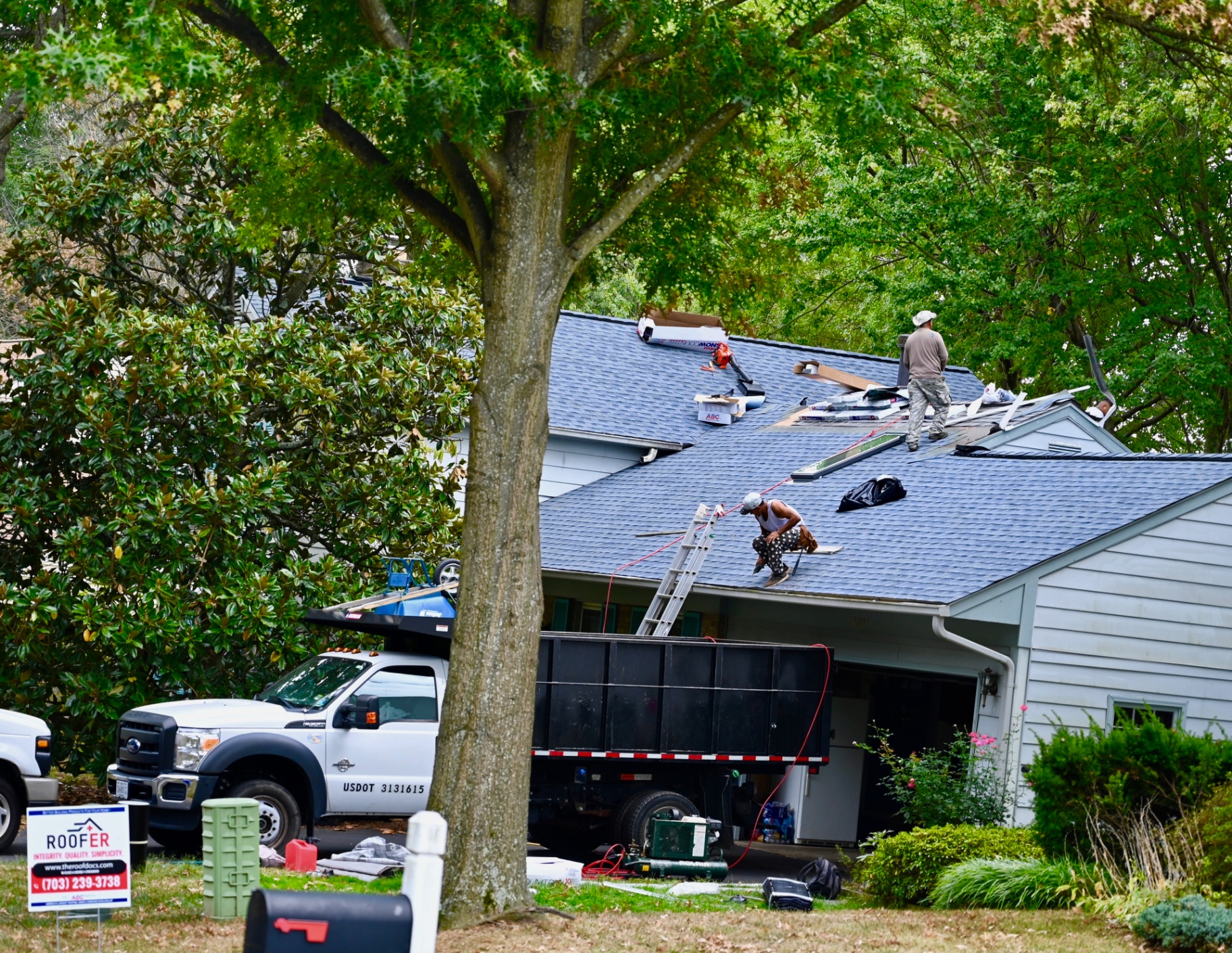 Recent Roof ER project in Rockville, MD