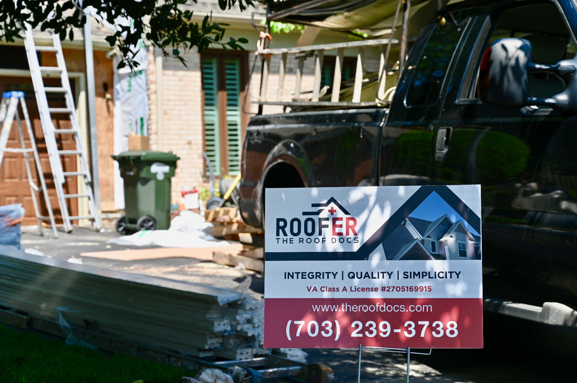 Recent Roof ER project in Arlington, VA